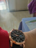 【网红爆款】商务腕表石英运动表休闲皮带男女手表 黑色 实拍图