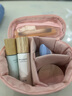 百草园化妆包便携外出化妆品收纳包大容量洗漱包旅行收纳袋云间天地盖粉 实拍图
