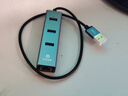 毕亚兹 USB3.0分线器 千兆有线网卡网口转换器头HUB集线器坞 笔记本电脑台式机RJ45网线接口扩展 ZH2 实拍图