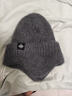 帽子冬季男棉帽加厚保暖毛线护耳毛绒帽电动车骑行防寒帽护耳罩 灰色 实拍图