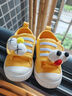 M1&M2童鞋女童帆布鞋男童室内鞋幼儿园室外小白鞋儿童鞋子女学步鞋398 黄色 24 适合脚长14.5cm 实拍图