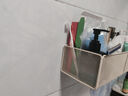 百草园浴室置物架免打孔厕所墙壁洗手间卫生间铁艺置物架厨房壁挂多功能 实拍图