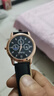 【网红爆款】商务腕表石英运动表休闲皮带男女手表 黑色【升级】 实拍图