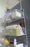 霓峰冰箱置物架侧面挂架壁挂免打孔厨房用品多功能零食果蔬放菜收纳架 白色三层大号【加厚材质】 实拍图
