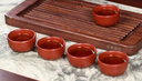 百年利永宜兴紫砂品茗杯手工原矿大红袍泡茶杯茶碗主人杯功夫茶具6只装 实拍图