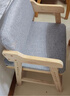佩奇状元 儿童学习椅 小学生正姿家用实木写字椅座椅可调节升降椅凳子 原木架浅灰色坐垫【学生椅】 实拍图