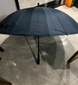 美度（MAYDU）加大雨伞直杆长柄晴雨伞女防风双人雨伞M5003蓝色 实拍图