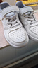安踏童鞋小白鞋儿童运动鞋男女同款秋季新品白色低帮板鞋学生休闲鞋子 【店长推荐】白/雾灰8088-4（男女同款） 31 脚长约19.5cm 实拍图