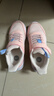 361°儿童运动鞋男女童(3-12岁)防撞鞋头密网休闲跑鞋 粉 35 实拍图