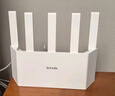 Tenda腾达路由器【千兆WiFi6+穿墙王】无线AX3000信号增强家用放大器Mesh国家补贴金榜一名云霄白立式 实拍图