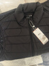 雪中飞经典新款基础舒适轻薄羽绒便捷短款保暖羽绒小马甲轻盈便携舒适 宝石黑|8086-男 XL 175/96A 实拍图