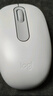 罗技（Logitech）M221 轻音鼠标 无线鼠标 办公鼠标 对称鼠标 带无线微型接收器 米白色 实拍图
