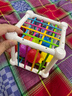 欣格婴儿玩具0-1岁早教彩虹塞塞乐魔方精细动作训练障碍取物配6个积木 实拍图
