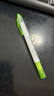 三菱（uni）双头荧光记号笔 学生作业手账绘画标记笔彩色笔 细0.4mm粗4mm PUS-103T 1支/袋 浅绿色 实拍图