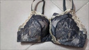 KJ小胸聚拢性感无钢圈文胸蕾丝刺绣三角杯内衣套装上托防下垂胸罩 浅咖套装 75B 34B 实拍图