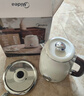 美的（Midea）艺术家电热水壶  烧水壶自动断电保温一体  1.6L大容量电热水壶 316L不锈钢恒温壶 精准控温 63-Q 实拍图