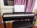 雅马哈（YAMAHA）电钢琴P225B/WH儿童成人初学88键重锤智能蓝牙便携式钢琴P125升级 新品P225B主机+原装木架+单踏+琴凳大礼包 实拍图