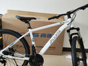 喜德盛（xds）山地自行车黑客350/旭日310 X6铝合金车架21速变速机械碟刹 黑客350白灰17寸（26款） 实拍图