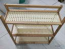 藤编中古风收纳桌面置物架宿舍办公厨房杯架整理收纳展示架多肉 【原色款】三层26CM长 实拍图