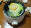 RURE【德国】电煮锅宿舍小电锅小型1-2人电蒸锅炖蒸煮一体2025新款多功能大学生寝室迷你泡面锅电热锅 1.8L 电煮锅【黑内胆】三档火力 升级不锈钢锅体丨上蒸下煮丨宿舍寝室炒蒸煮一体不粘锅 实拍图