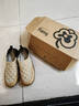 Pansy盼喜日本女鞋秋季休闲鞋宽松一脚蹬轻便百搭舒适鞋子1530 米色 37 实拍图