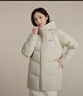 波司登反季冬季羽绒服女士中长款休闲时尚加厚90绒连帽百搭外套 实拍图