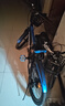 百士盾儿童自行车山地单车6-16岁以上学生减震双碟刹越野中小男女孩赛车 旗舰版7速【辐条轮】黑蓝色 20寸丨适身高125-145丨 实拍图