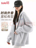班尼路（Baleno）连帽开衫卫衣女春秋季2026新款潮牌星星长袖上衣宽松百搭外套女装 实拍图