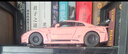 黑曼巴1:32仿真日产GTR合金车模金属玩具车男孩收藏汽车模型 粉色 实拍图
