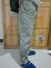 马登工装Easypants软壳防水加绒长裤子男春冬抗静电直筒裤男士休闲裤 灰绿色 【西裤男款加厚/高级感裤子/工装裤配马丁靴】 M （偏大，建议拍小一码） 实拍图