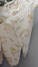 婧麒（JOYNCLEON）新生婴儿衣服秋冬季初生宝宝连体衣纯棉夹棉加厚哈衣爬服冬装 花田小兔 73cm 实拍图