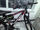 永久（FOREVER）山地车自行车成人男女青少年学生铝合金单车上班代步公路越野赛车 【钢架】顶配版-黑红辐条轮 26寸24速【建议身高155-185cm】 实拍图