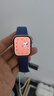 Apple/苹果 Watch Series 10 智能手表GPS款42毫米银色铝金属表壳丹宁色运动型表带M/L MX1K3CH/B 实拍图