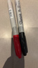 锐意（Sharpie）细头马克笔油性防水防褪色速干耐用记号笔商务办公标记进口3黑1红4支装美术写生水彩笔美育 实拍图