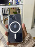 绿联 适用苹果13mini手机壳iPhone13mini磁吸壳 MagSafe无线充电 防摔抗指纹 全包超薄保护套 透明  实拍图
