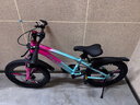 凤凰山地自行车男女变速山地车碟刹青少年儿童自行车学生单车 星际 蓝玫【单速+三刀轮】 20寸【适合125-160cm】 实拍图