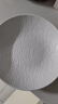 INMIND HOUSE菜盘家用陶瓷装菜盘子黑白深盘高级感餐具碟子日式创意磨砂汤盘 8英寸盘-洁白 实拍图