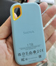 闪迪（SanDisk）1TB Nvme移动固态硬盘（PSSD）E61至尊极速卓越版海天蓝SSD 读速1050MB/s 手机直连笔记本外接 实拍图