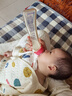 Betta日本进口新生婴儿奶瓶贝塔弧形0-6个月PPSU材质防摔少呛奶少胀气 宝石S圆孔绿色240ml 0-4个月 实拍图