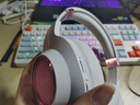 漫步者（EDIFIER）HECATE G2无线7.1版头戴式蓝牙耳机2.4G无线有线三模专业电脑游戏降噪电竞耳麦超长续航听声辨位 雾光粉 实拍图
