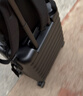 90分行李箱20英寸莱茵河经典款商务可登机拉杆箱旅行箱密码箱箱子黑色 实拍图