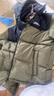 鸭鸭【高充绒】羽绒服男士短款加厚2025年冬季新款面包服防寒保暖外套 橄榄绿 【197-255g充绒】 L 【建议125-150斤】 实拍图