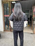 半袖马甲女2025爆款大码秋冬中老年带袖居家护肩坎肩医护上班马夹 SX24125-黑色 L 105-115斤 实拍图