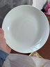 瓷侠客盘子菜盘家用白色骨瓷餐具碟子陶瓷餐盘套装骨碟饺子盘深盘饭盘 8英寸常用菜盘（1个装） 20.6cm 实拍图