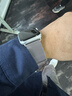 ESCASE适用苹果手表表带 iwatchS11/Ultra3米兰尼斯磁吸搭扣表带Apple Watch10/9/8 42/44/45/49mm银色 实拍图