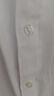 罗蒙（ROMON）纯色商务职业正装男士白衬衫工装外套长袖衬衣男CS108白色5XL 实拍图