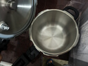 ukk 高压锅316L不锈钢家用炖肉德国老式防爆压力锅燃气灶电磁炉通用 316不锈钢【升100kpa】 18cm 3.2L 实拍图