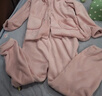 十月结晶月子服珊瑚绒秋冬季加绒加厚孕妇装产后家居服-5-5℃ 拂晓红【300g/㎡双面珊瑚绒】 XL（建议体重145-160斤） 实拍图