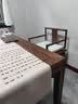 木居思维简约中式老榆木书桌家用全实木大画案长条书法专用桌单人办公桌子 北榆木书桌：120*70*75cm 实拍图