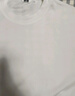 优衣库男装女装大师T AIRism棉混纺圆领T恤长袖25秋冬新款479781 00 白色 2XL 实拍图